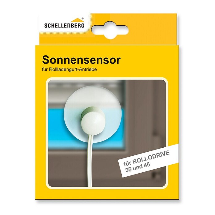 Schellenberg Sonnensensor (Passend für: RolloDrive 35 und 45, Weiß)