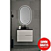 Duplach Mueble de lavabo Saser (L x An x Al: 45 x 80 x 60 cm, Beige, Melamina) | BAUHAUS