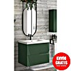 Duplach Mueble de lavabo Saser (L x An x Al: 45 x 80 x 60 cm, Oliva, Melamina) | BAUHAUS