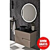 Duplach Mueble de lavabo Saser (L x An x Al: 45 x 60 x 60 cm, Moka, Melamina) | BAUHAUS