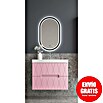 Duplach Mueble de lavabo Nanda (L x An x Al: 45 x 80 x 60 cm, Rosa, Melamina) | BAUHAUS