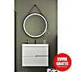 Duplach Mueble de lavabo Saser (L x An x Al: 45 x 100 x 60 cm, Blanco, Melamina) | BAUHAUS