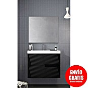 Duplach Mueble de lavabo Saser (L x An x Al: 45 x 80 x 60 cm, Negro, Melamina) | BAUHAUS