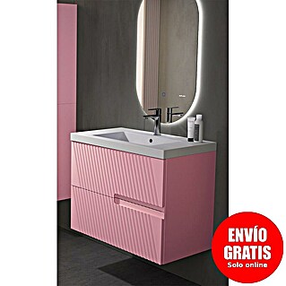 Duplach Mueble de lavabo Saser (L x An x Al: 45 x 100 x 60 cm, Rosa, Melamina)