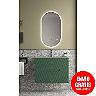 Duplach Mueble de lavabo Kamet (L x An x Al: 45 x 100 x 60 cm, Oliva, Melamina)