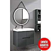 Duplach Mueble de lavabo Kamet (L x An x Al: 45 x 60 x 60 cm, Antracita, Melamina) | BAUHAUS