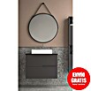 Duplach Mueble de lavabo Mana (L x An x Al: 45 x 60 x 60 cm, Antracita, Melamina) | BAUHAUS