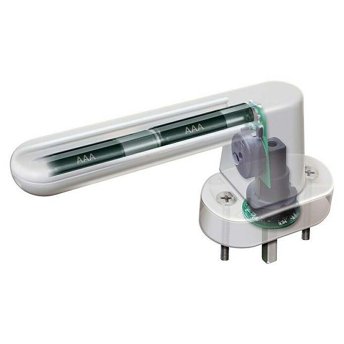 Schellenberg Asidero para ventana con alarma (Blanco, 115 dB)