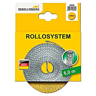 Schellenberg Rollladengurt (Gelb, Länge: 6 m, Gurtbreite: 14 mm)