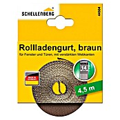 Schellenberg Rollladengurt (Braun, Länge: 4,5 m, Gurtbreite: 14 mm)