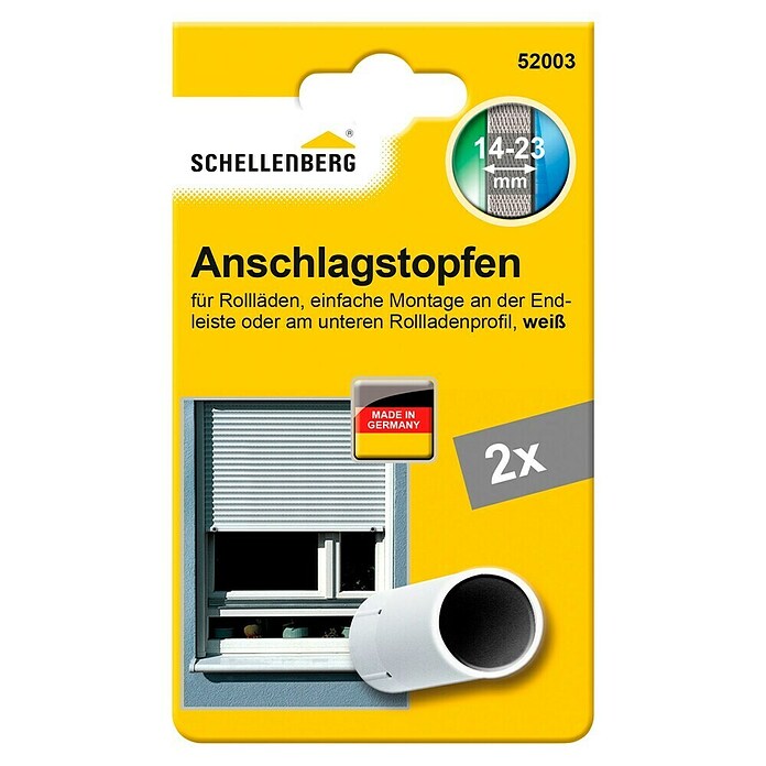 Schellenberg Graničnik stoper  (Ø x D: 20 x 40 mm, Bijele boje) | BAUHAUS
