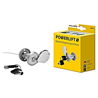 Schellenberg Notentriegelungs-Schloss Powerlift (Passend für: Garagentore bis 40 mm Stärke)