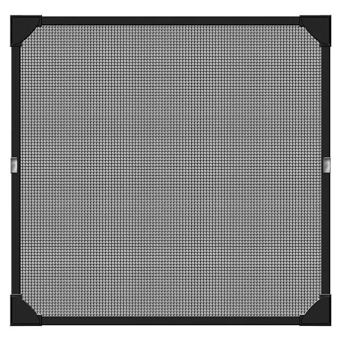 Schellenberg Insect Stop Insektenschutzfenster - B x H: 100 x 120 cm, Magnetisch anheften, Farbe Rahmen: Anthrazit - Ein Insektenschutzgitter mit einem Rahmen, der aus robustem Material gefertigt ist und sich perfekt für Fenster und Türen eignet.