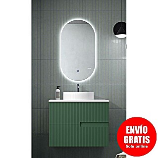 Duplach Mueble de lavabo Mana (L x An x Al: 45 x 60 x 60 cm, Oliva, Melamina)
