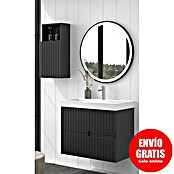 Duplach Mueble de lavabo Abi (L x An x Al: 45 x 80 x 60 cm, Negro, Melamina) | BAUHAUS