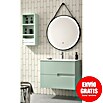 Duplach Mueble de lavabo Mana (L x An x Al: 45 x 60 x 60 cm, Menta, Melamina) | BAUHAUS