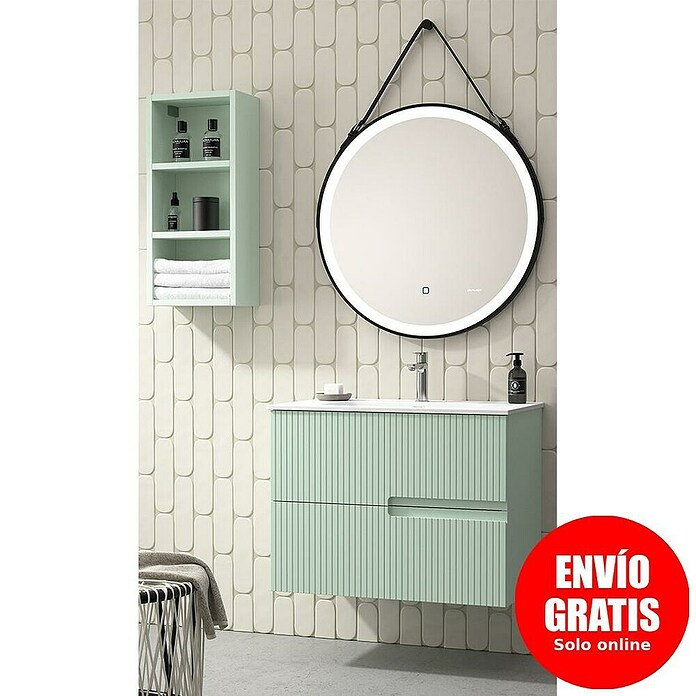 Duplach Mueble de lavabo Mana (L x An x Al: 45 x 100 x 60 cm, Menta, Melamina) | BAUHAUS