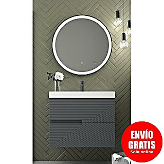 Duplach Mueble de lavabo Rimo (L x An x Al: 45 x 100 x 60 cm, Antracita, Melamina)