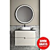 Duplach Mueble de lavabo Rimo (L x An x Al: 45 x 60 x 60 cm, Beige, Melamina) | BAUHAUS
