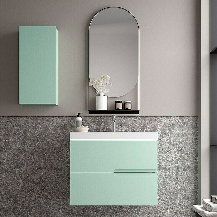 Duplach Mueble de lavabo Sia (L x An x Al: 45 x 80 x 60 cm, Menta, Melamina) | BAUHAUS