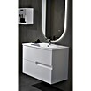 Duplach Mueble de lavabo Sia (L x An x Al: 45 x 100 x 60 cm, Gris, Melamina) | BAUHAUS