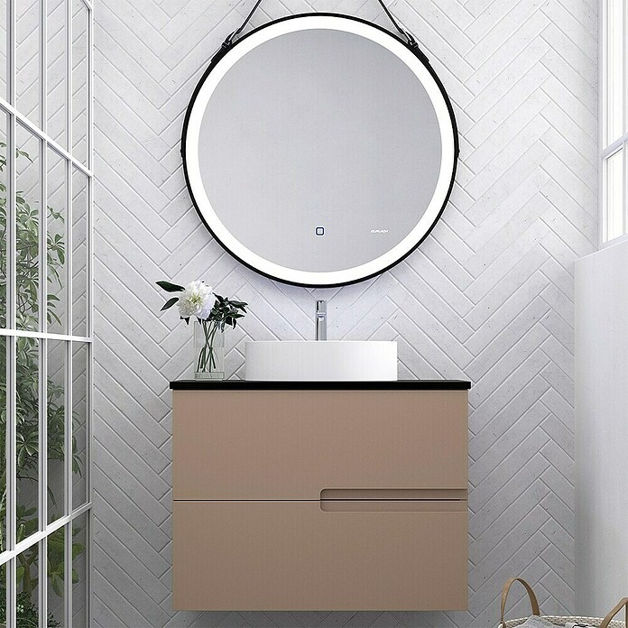 Duplach Mueble de lavabo Sia (L x An x Al: 45 x 100 x 60 cm, Moka, Melamina) | BAUHAUS
