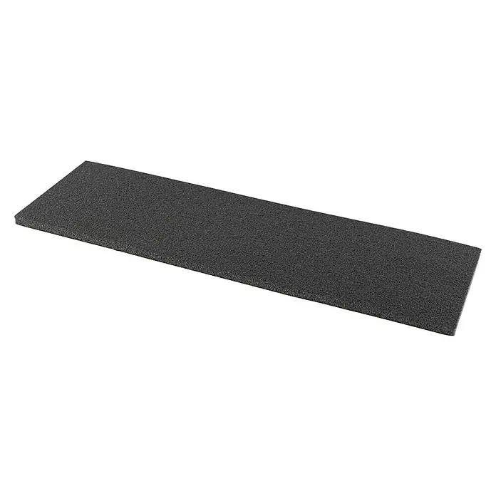 Schellenberg Türkantenschoner Tür-Protect - 40 x 12 x 1,2 cm, Selbstklebend - Schwarze Gummimatte mit strukturierter Oberfläche, ideal für Bodenbeläge oder als Schutz. Strapazierfähig und vielseitig einsetzbar.