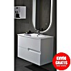 Duplach Mueble de lavabo Sia (L x An x Al: 45 x 100 x 60 cm, Gris, Melamina) | BAUHAUS
