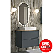 Duplach Mueble de lavabo Sia (L x An x Al: 45 x 60 x 60 cm, Antracita, Melamina) | BAUHAUS