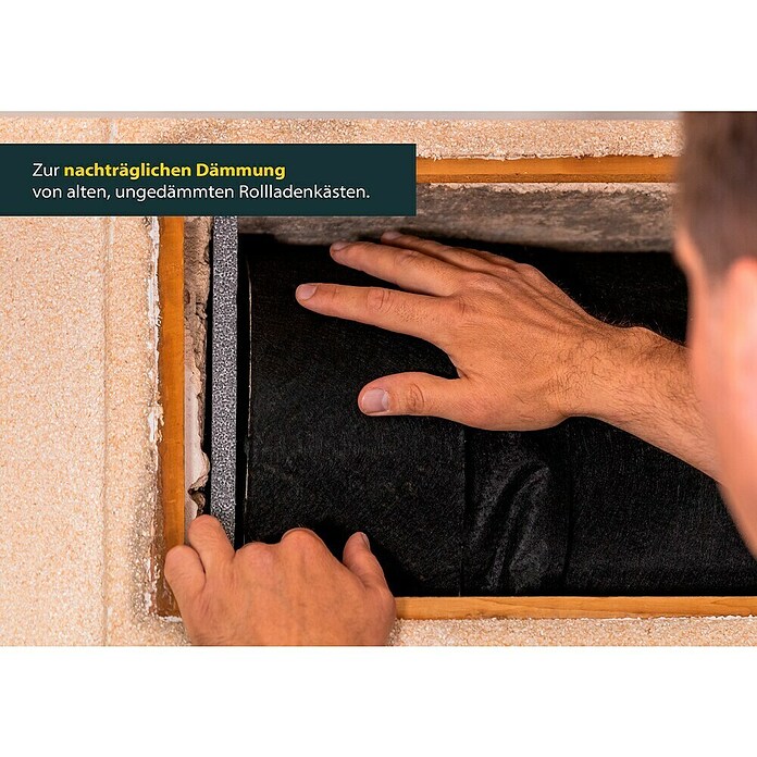 Schellenberg Rollladenkasten-Dämmmatte (L x B x H: 300 x 360 x 15 mm)