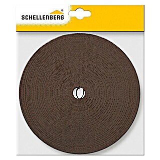 Schellenberg Rollladengurt (Braun, Länge: 12 m, Gurtbreite: 18 mm)