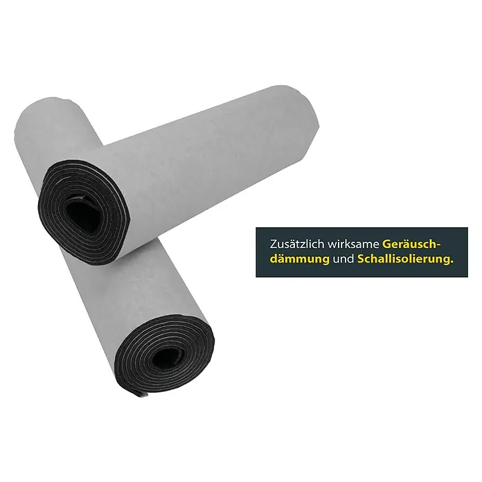 Schellenberg Rollladenkasten-Dämmmatte - 1.500 x 375 x 3 mm - Zwei Rollen Schalldämmplatten.