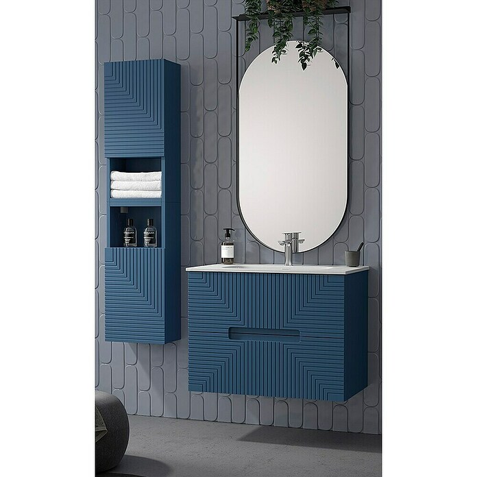 Duplach Mueble de lavabo Teram (L x An x Al: 45 x 100 x 60 cm, Oceano, Melamina) | BAUHAUS