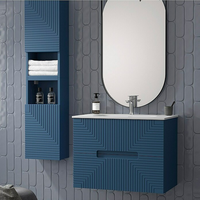Duplach Mueble de lavabo Teram (L x An x Al: 45 x 100 x 60 cm, Oceano, Melamina) | BAUHAUS