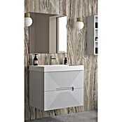 Duplach Mueble de lavabo Teram (L x An x Al: 45 x 80 x 60 cm, Gris, Melamina) | BAUHAUS
