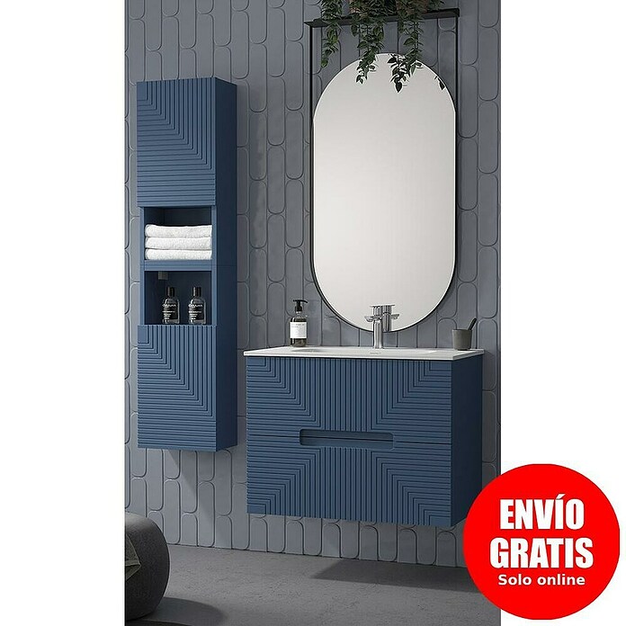 Duplach Mueble de lavabo Teram (L x An x Al: 45 x 100 x 60 cm, Oceano, Melamina) | BAUHAUS