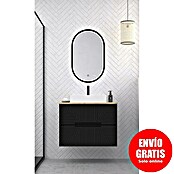 Duplach Mueble de lavabo Teram (L x An x Al: 45 x 60 x 60 cm, Negro, Melamina) | BAUHAUS