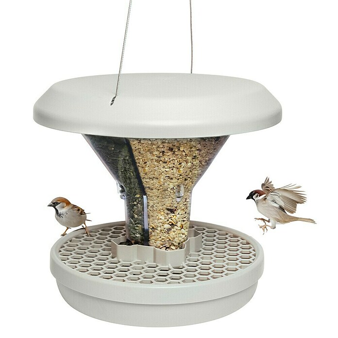 Swissinno Futtersäule Smart Birds (Kunststoff, Hellgrau) | BAUHAUS