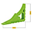 Schellenberg Tür- & Fensterstopper (Grün)
