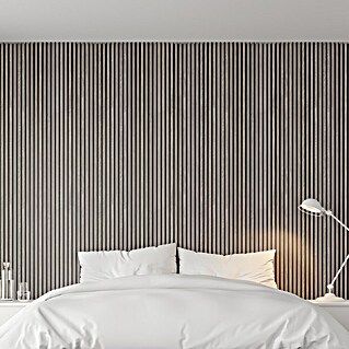 FibroTech Akustikpaneel Premium (Grey Oak, 2.440 x 605 x 22 mm)