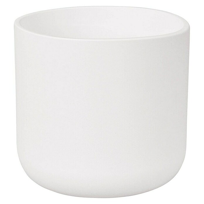 Maceta para planta Sita (Dimensiones externas (Ø x Al): 26,5 x 26 cm, Cerámica, Blanco) | BAUHAUS