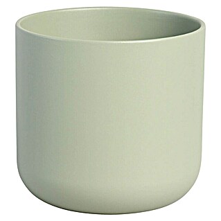 Maceta para planta Sita (Dimensiones externas (Ø x Al): 15 x 14,5 cm, Cerámica, Menta)