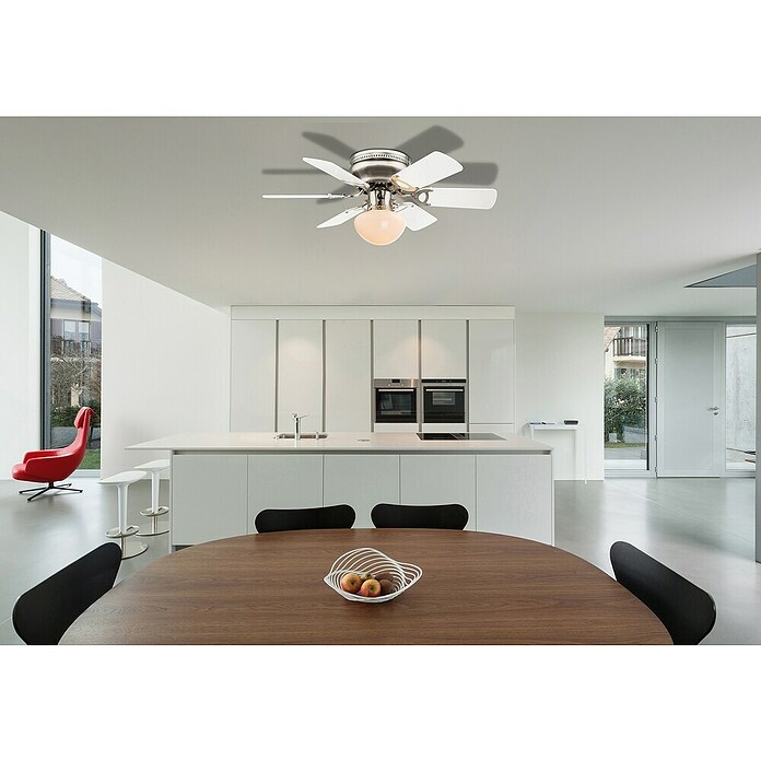 Globo Stropni ventilator Ugo  (Bijela-siva, 76 cm, 60 W) | BAUHAUS