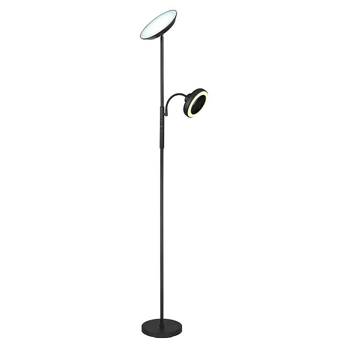 Globo LED stajaća svjetiljka Davyd  (20 W, Visina: 178 cm, Crna, Topla bijela) | BAUHAUS