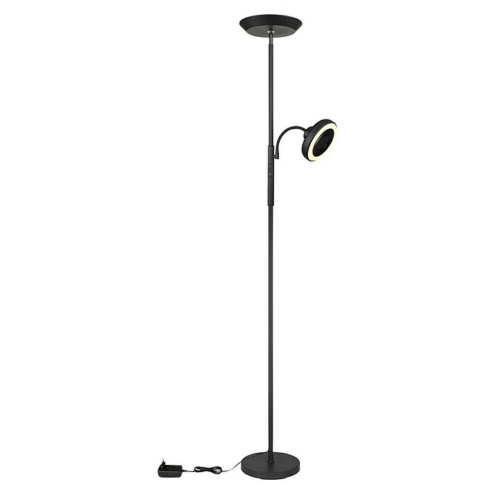 Globo LED stajaća svjetiljka Davyd  (20 W, Visina: 178 cm, Crna, Topla bijela) | BAUHAUS