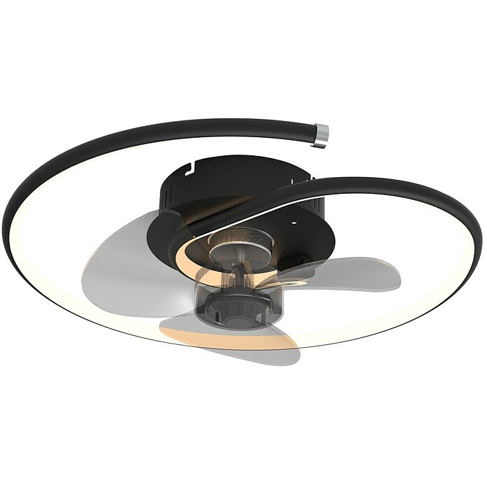 Globo Stropni ventilator Koren  (30 W, Promjer: 45 cm, Crna) | BAUHAUS