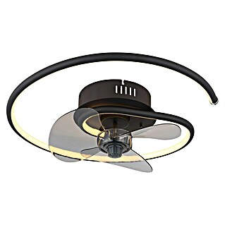 Globo Stropni ventilator Koren (30 W, Promjer: 45 cm, Crna)