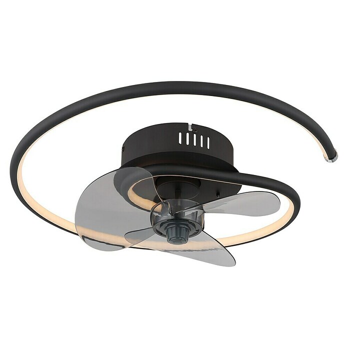 Globo Stropni ventilator Koren  (30 W, Promjer: 45 cm, Crna) | BAUHAUS