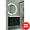 Duplach Mueble de lavabo Mana (L x An x Al: 45 x 60 x 60 cm, Negro, Melamina) | BAUHAUS
