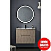 Duplach Mueble de lavabo Nanda (L x An x Al: 45 x 80 x 60 cm, Moka, Melamina) | BAUHAUS